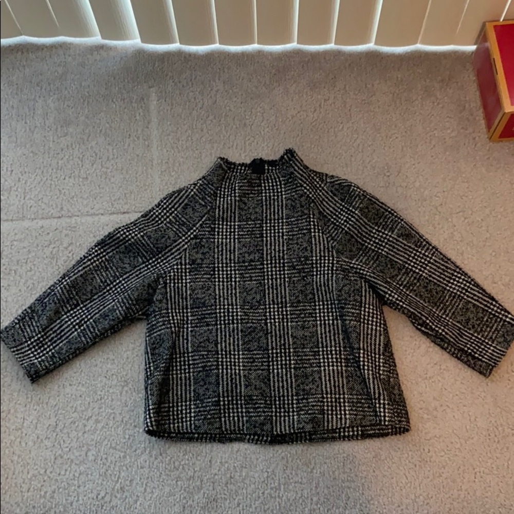 Zara mock neck top